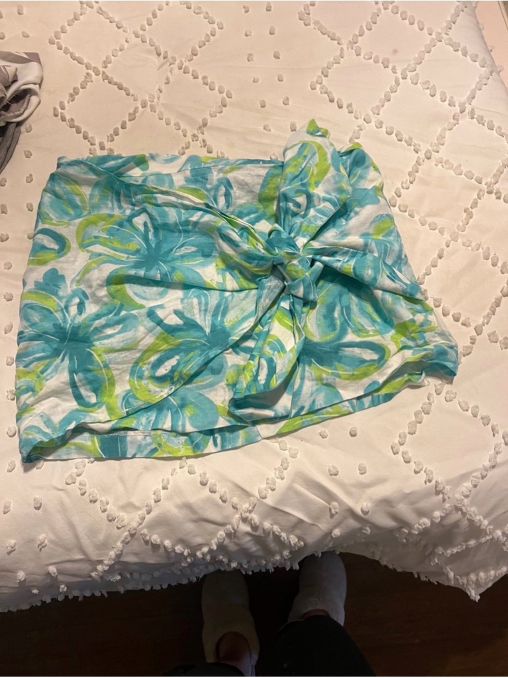 Women’s Zara Floral Skirt With Front Tie Size Medium